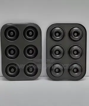 Doughnut Cupcake Tray Black Colour Metallic 12 Hole