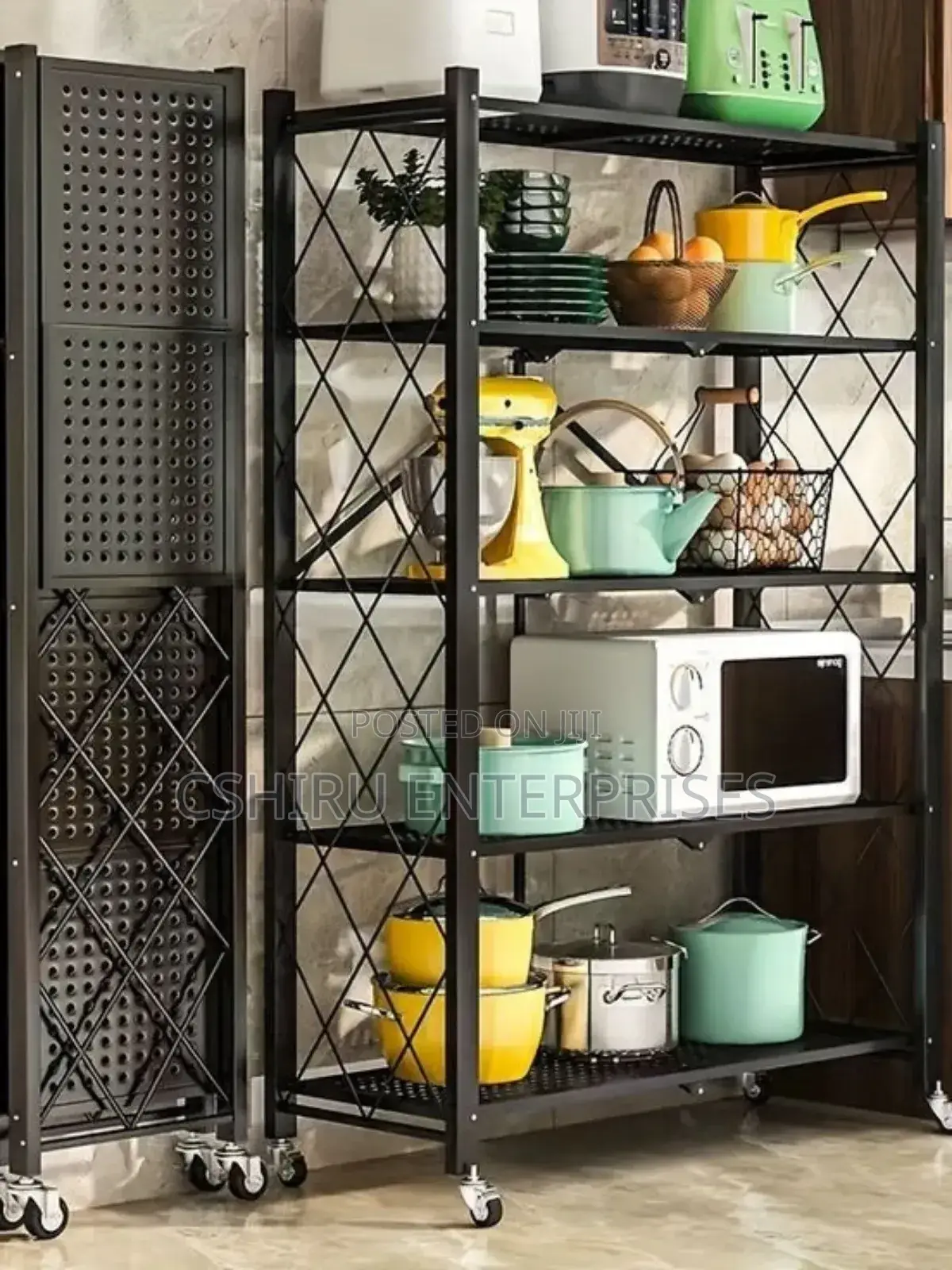 Foldable Multipurpose Kitchen Rack