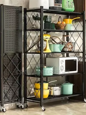 Foldable Multipurpose Kitchen Rack