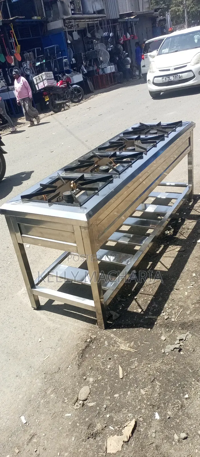 Commercial Stainless Steel Four Burner