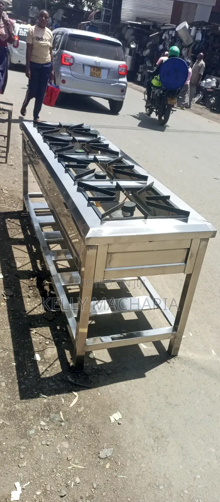 Commercial Stainless Steel Four Burner