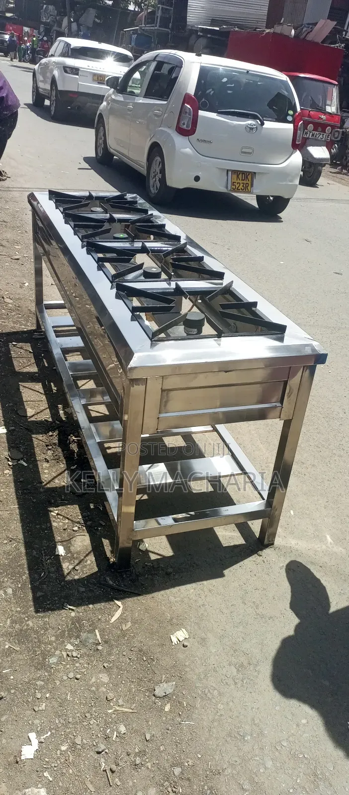 Commercial Stainless Steel Four Burner