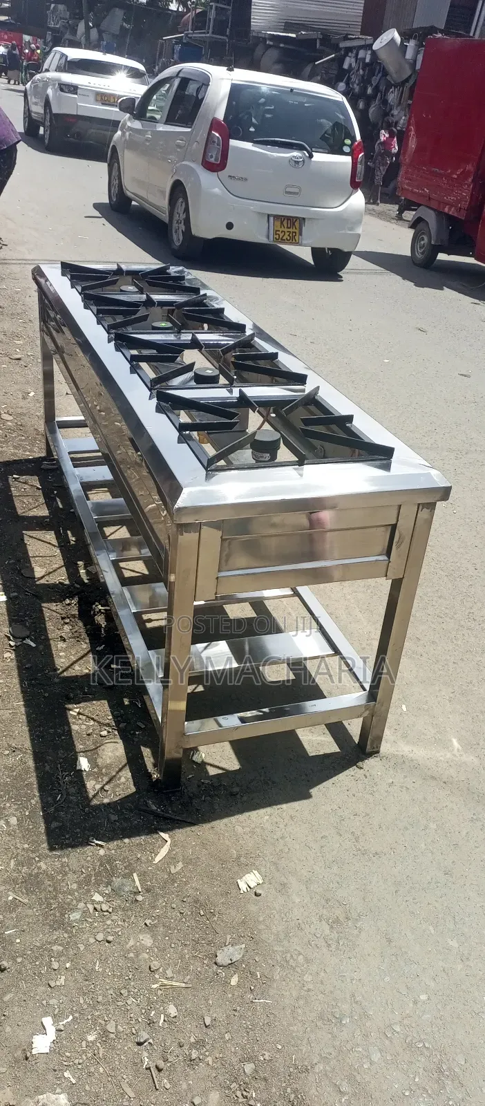 Commercial Stainless Steel Four Burner