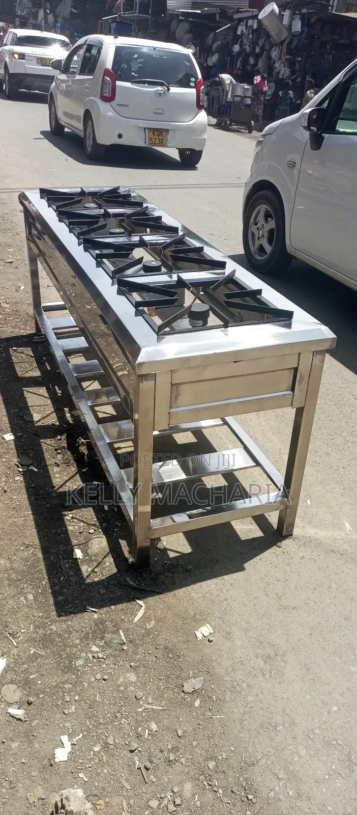 Commercial Stainless Steel Four Burner