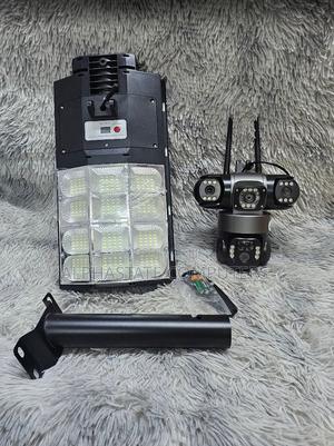 CCTV Solar Camera Outdoor Wireless PTZ With Floodlight, Motion Sensor - thumbnail 2