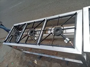 School Hotel Gas Cookers. Stainless Steel Made.