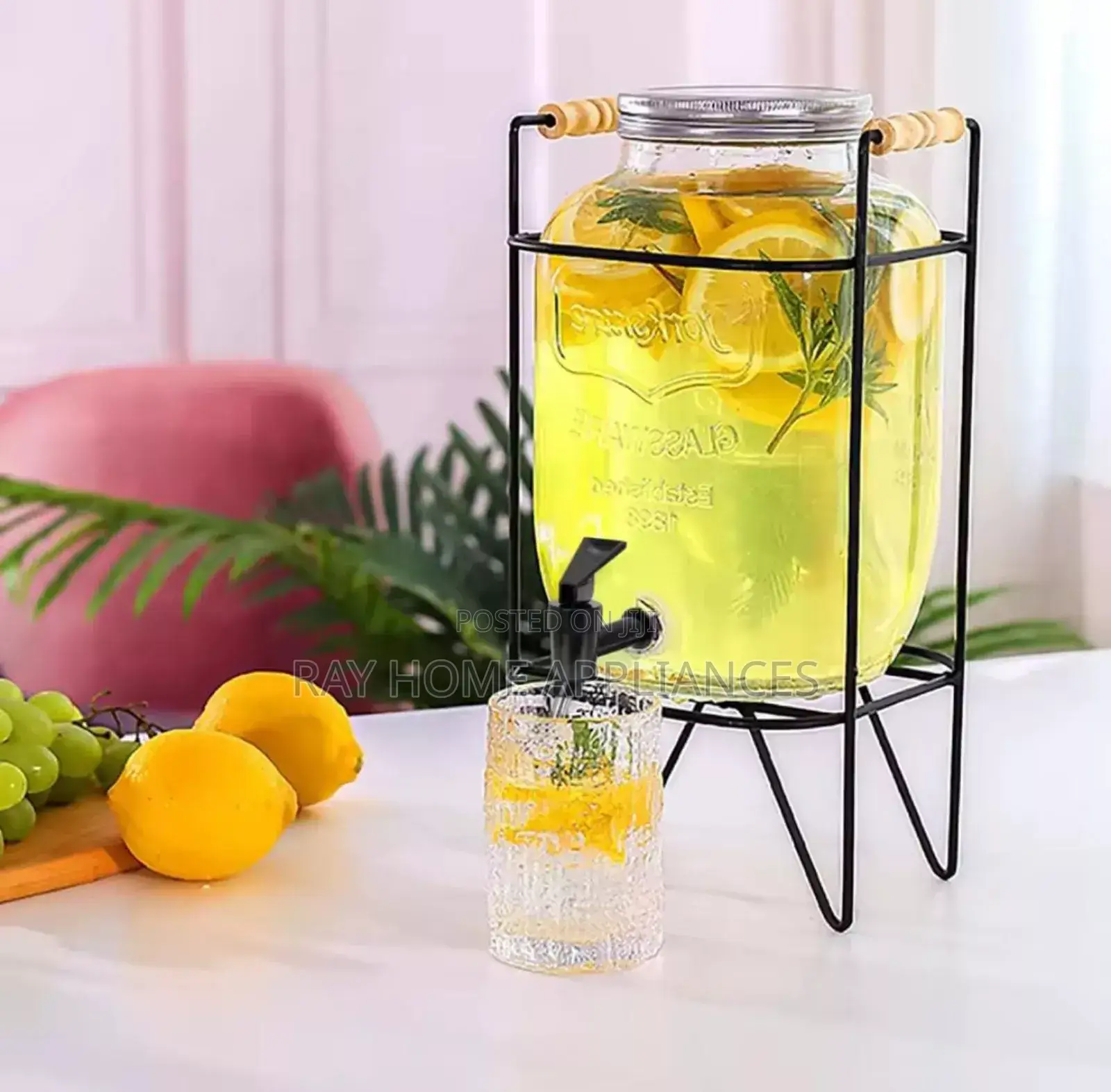 8litres Glass Juice Dispensers With Stand