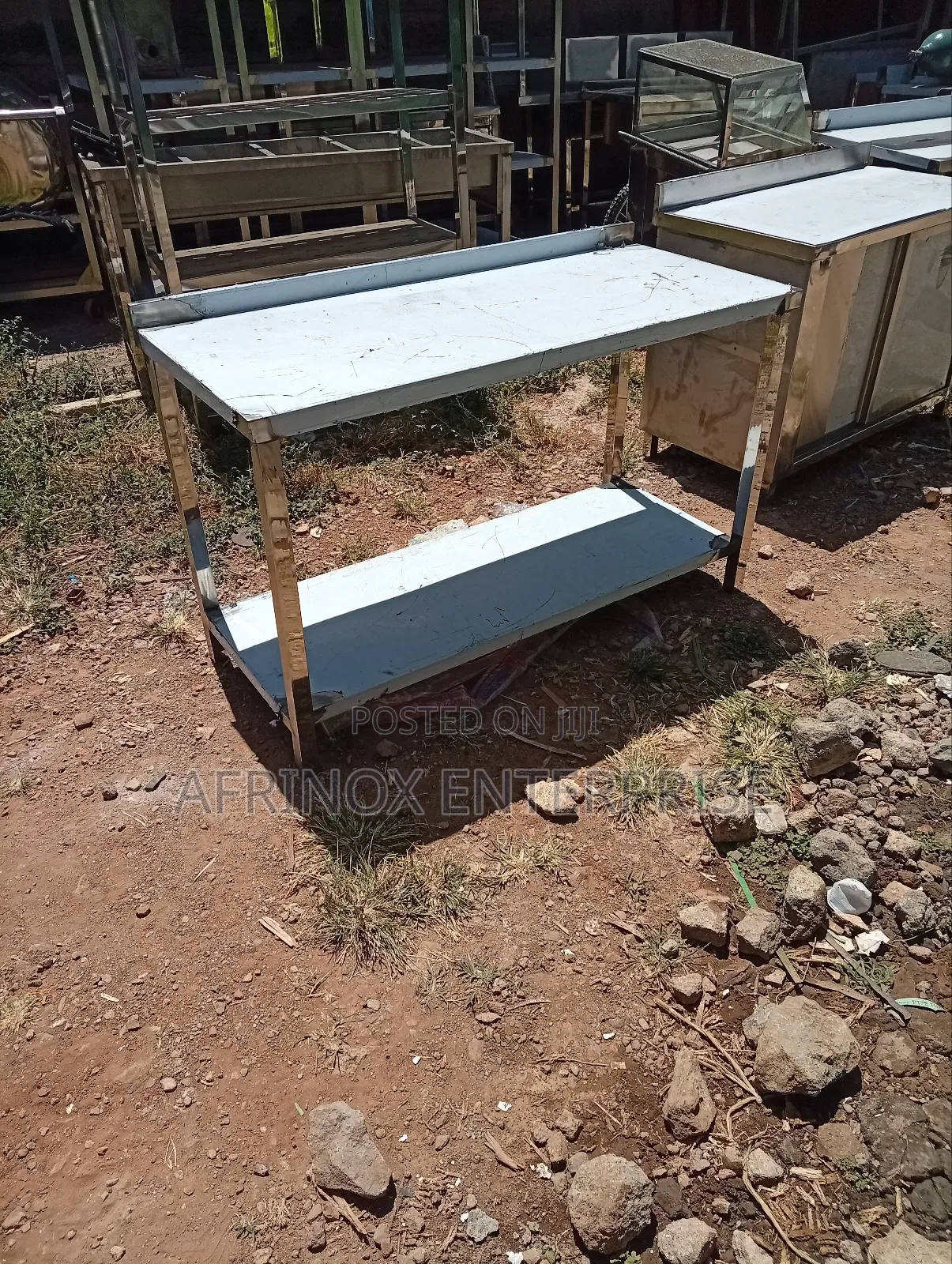 Stainless Steel Table. 6 by 2 Feets. Ready Made. Payment on Delivery