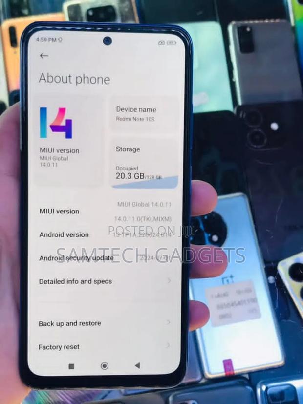 Xiaomi Redmi Note 10S 128 GB Blue - thumbnail 4