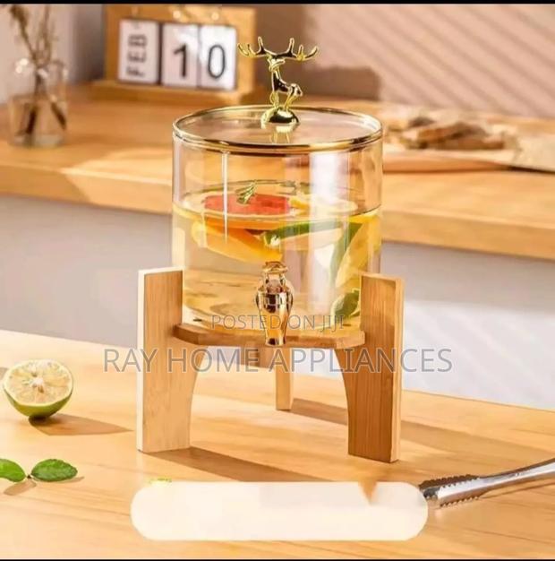 Juice/Beverage Dispenser 5.5 Litres With Bamboo Stand - thumbnail 2