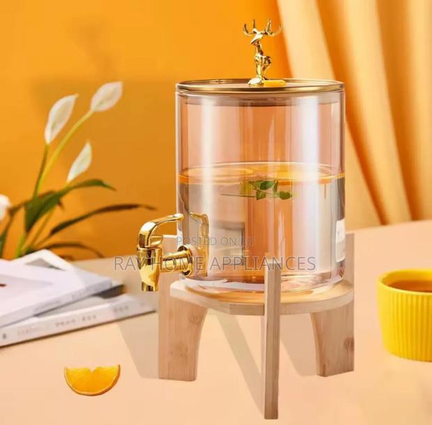 Juice/Beverage Dispenser 5.5 Litres With Bamboo Stand - thumbnail 3
