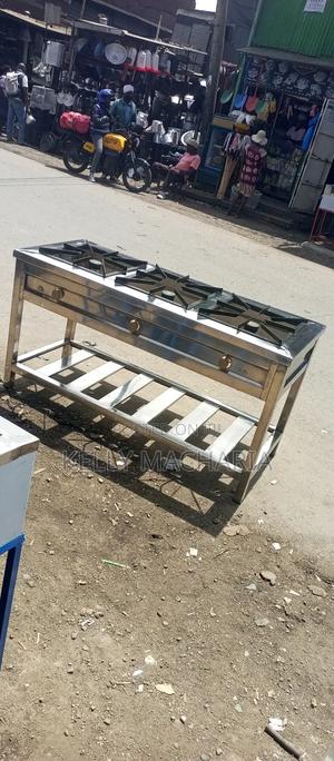 Three Burner Stainless Steel - main view