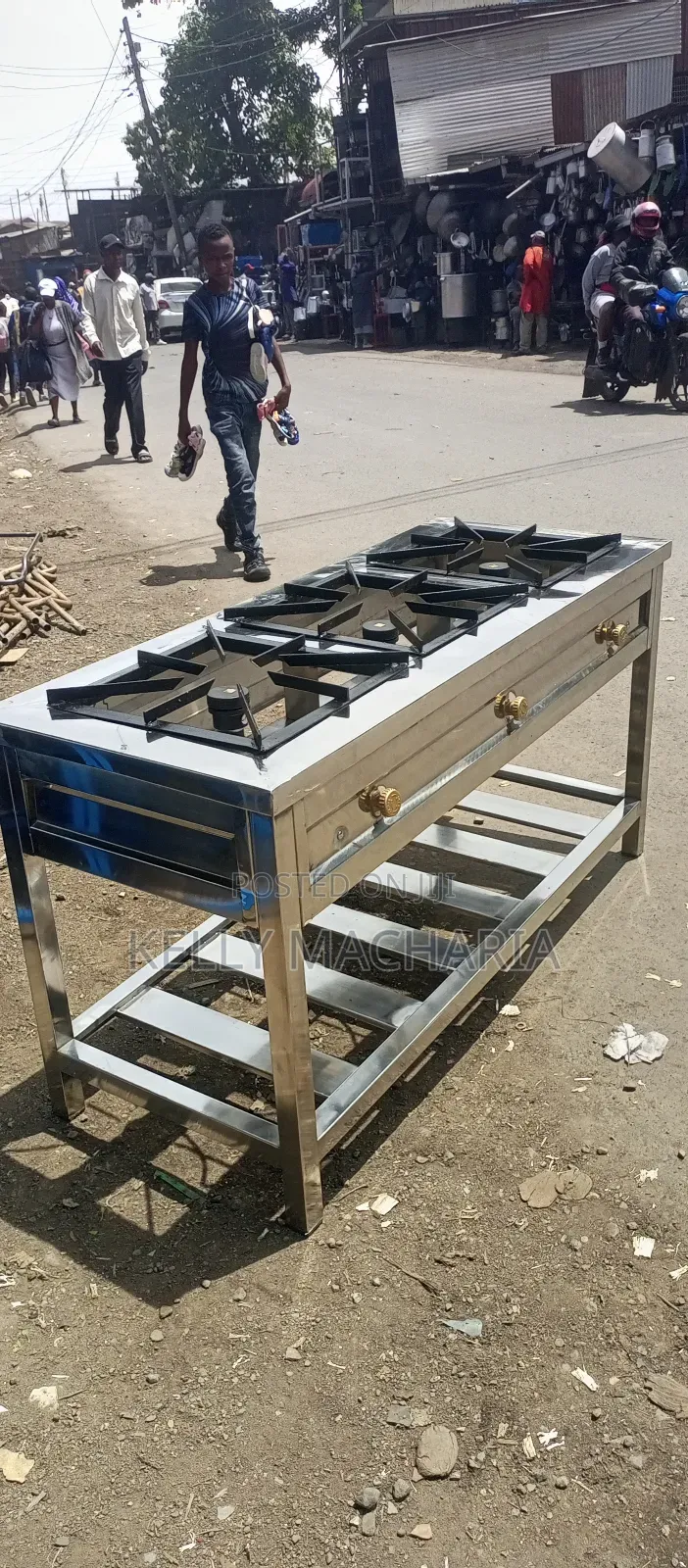 Three Burner Stainless Steel
