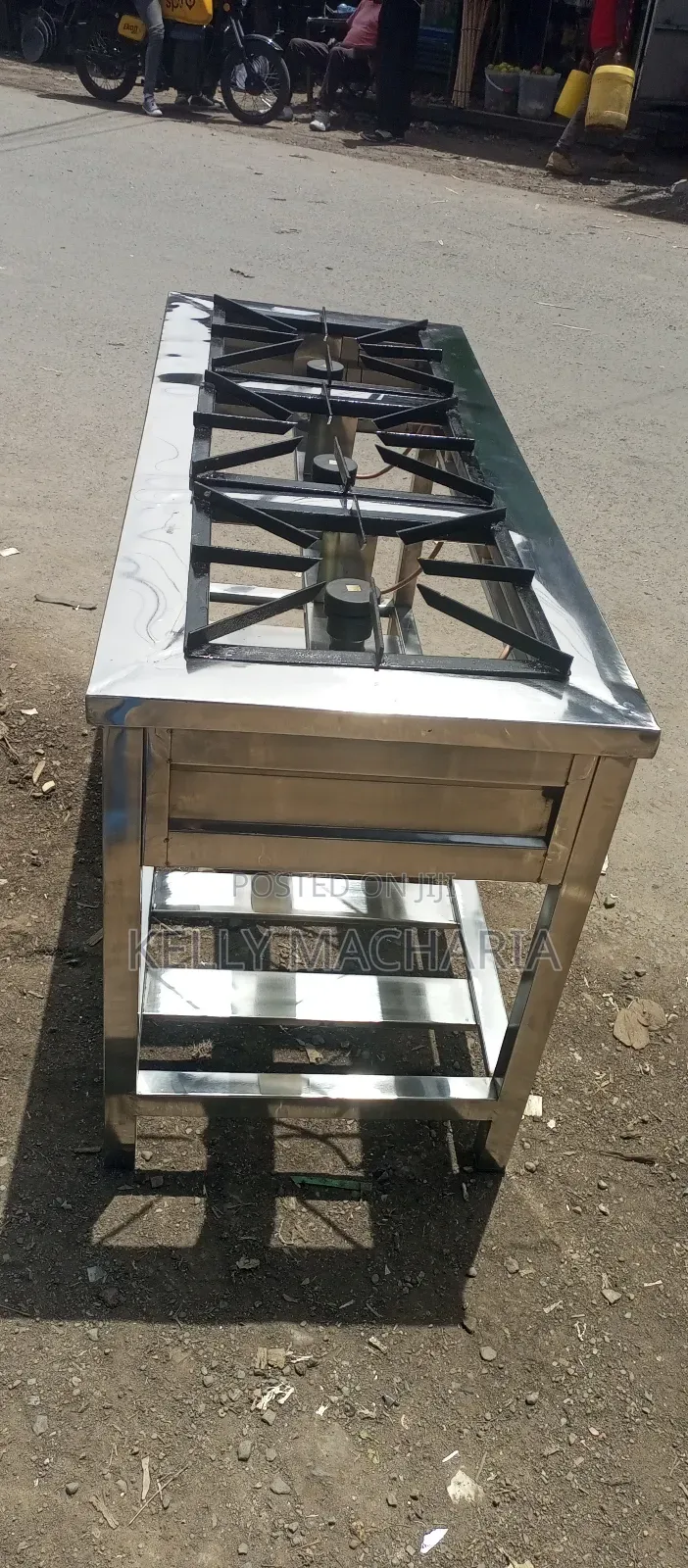 Three Burner Stainless Steel