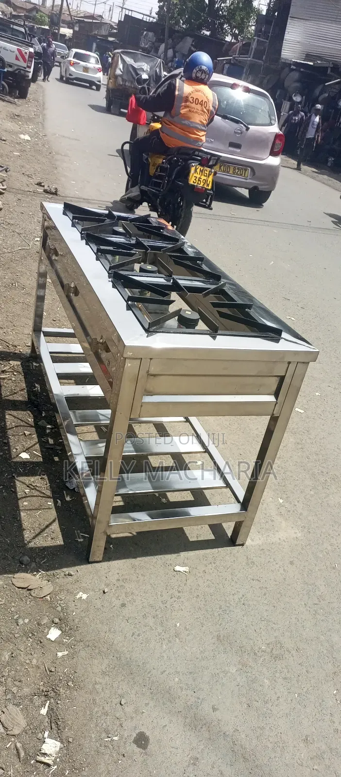 Three Burner Stainless Steel