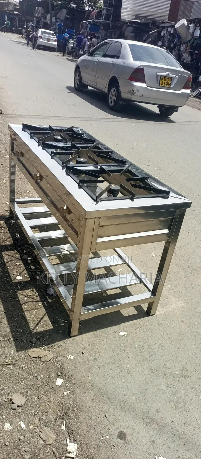 Three Burner Stainless Steel