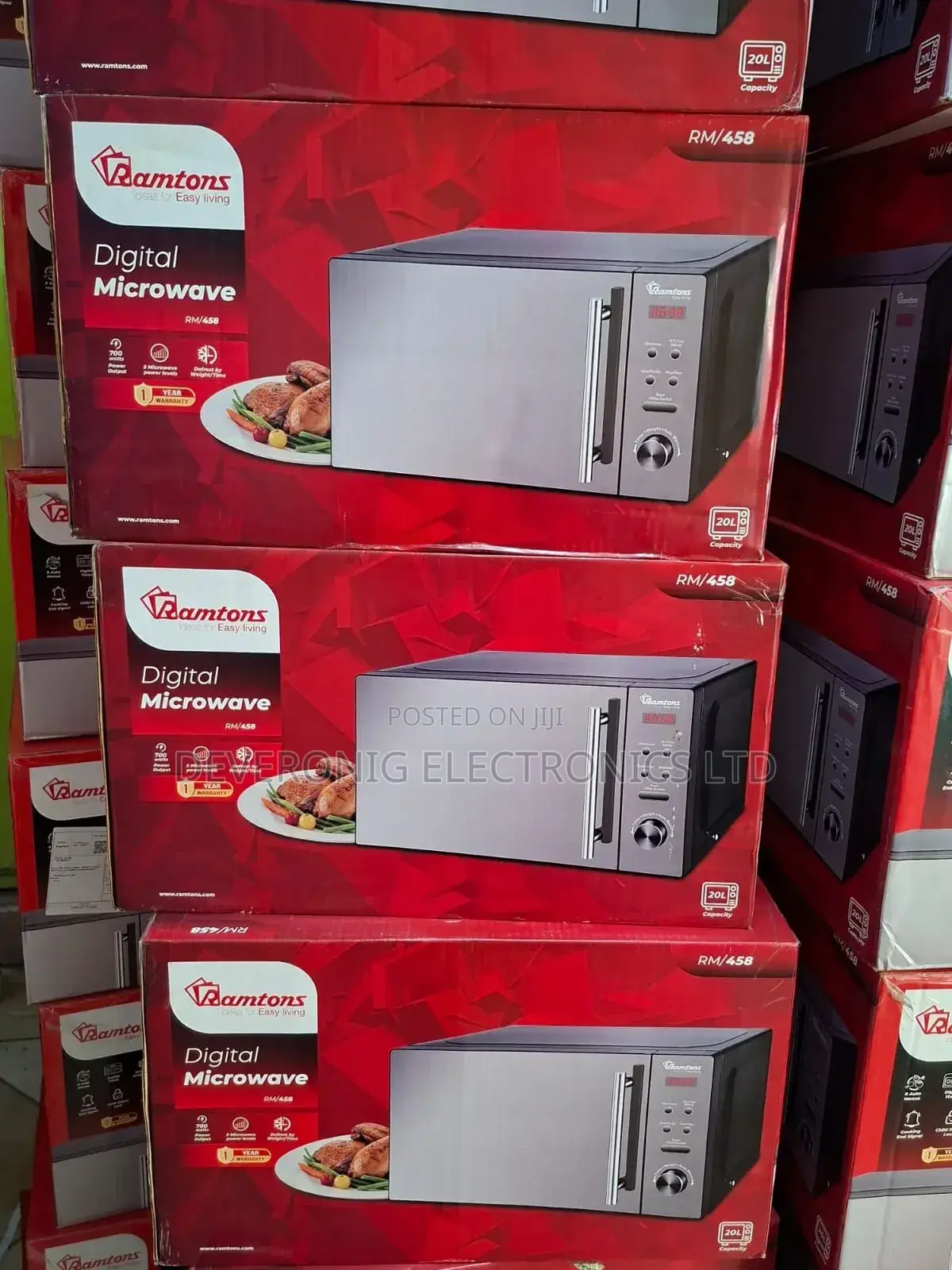 *Ramtons 20litres Digital Microwave Rm 458 at 9,000
