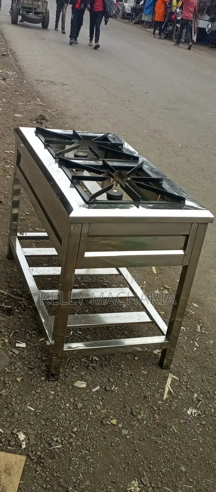 Commercial Stainless Steel Three Burner Gas Grill Jikos
