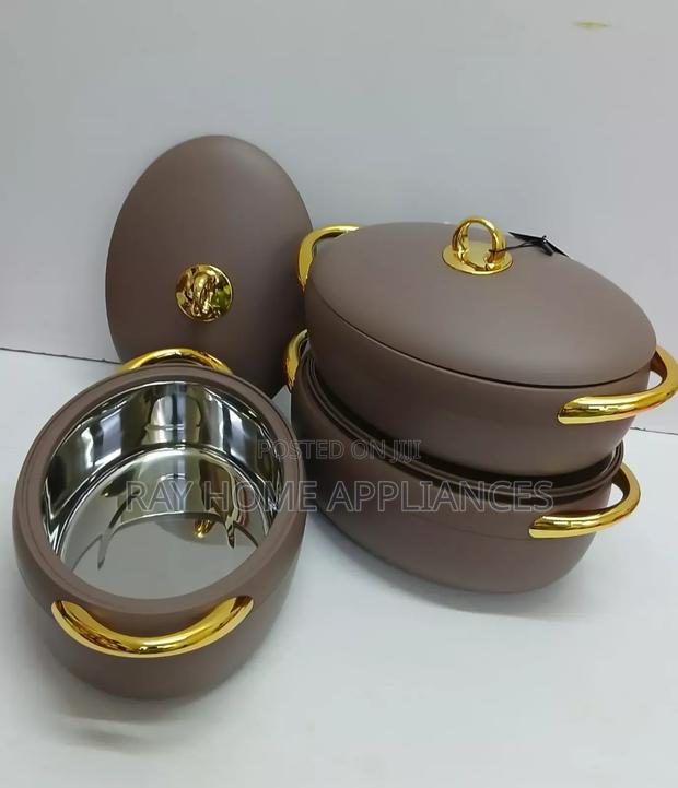 3pcs Luxury Forever Gold Hotpot Set 2l,2.5l,3.0l - thumbnail 2