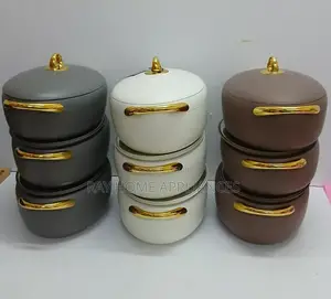 3pcs Luxury Forever Gold Hotpot Set 2l,2.5l,3.0l