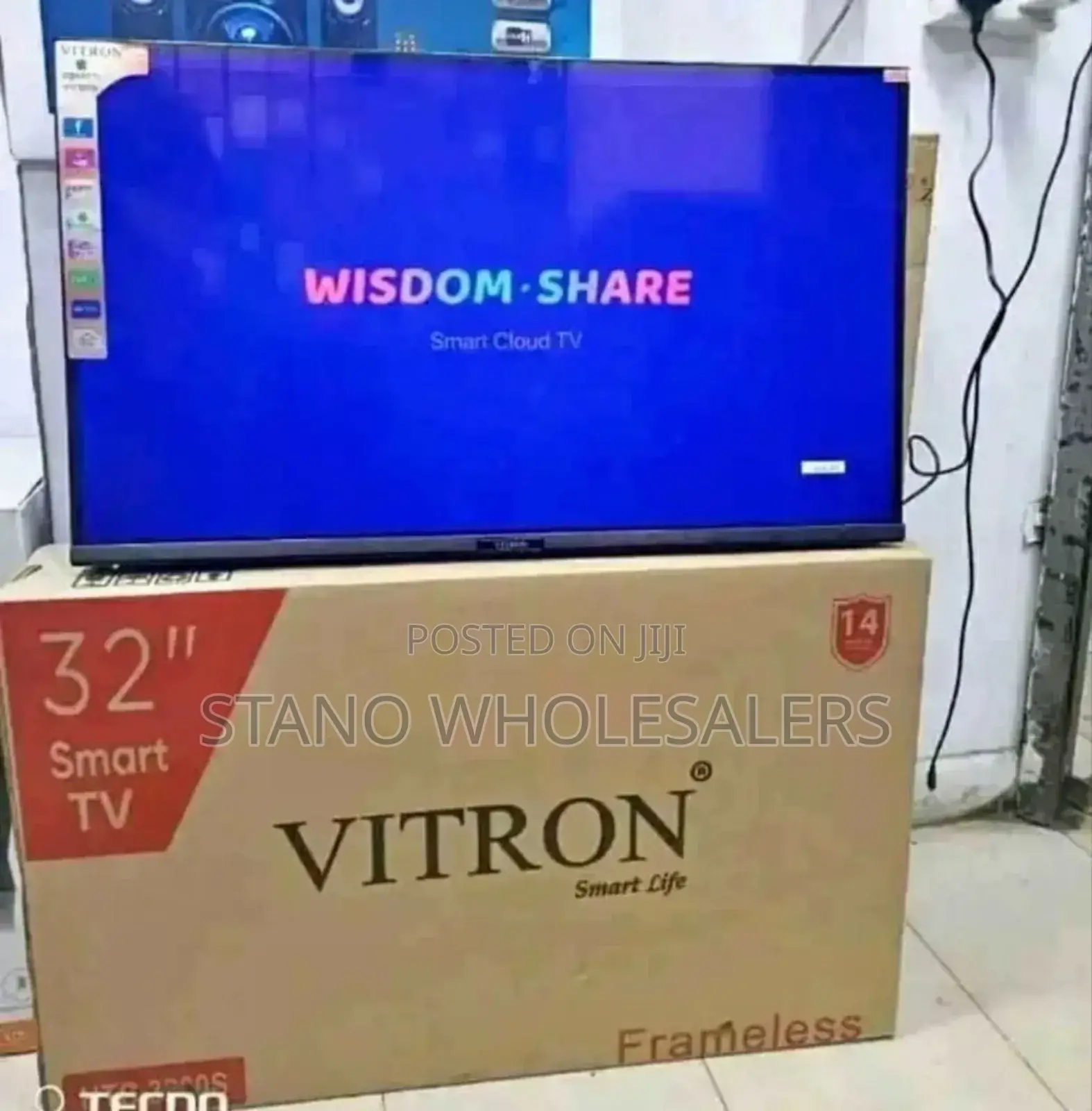 Pay on Delivery -Vitron 32 Inch Smart Tv