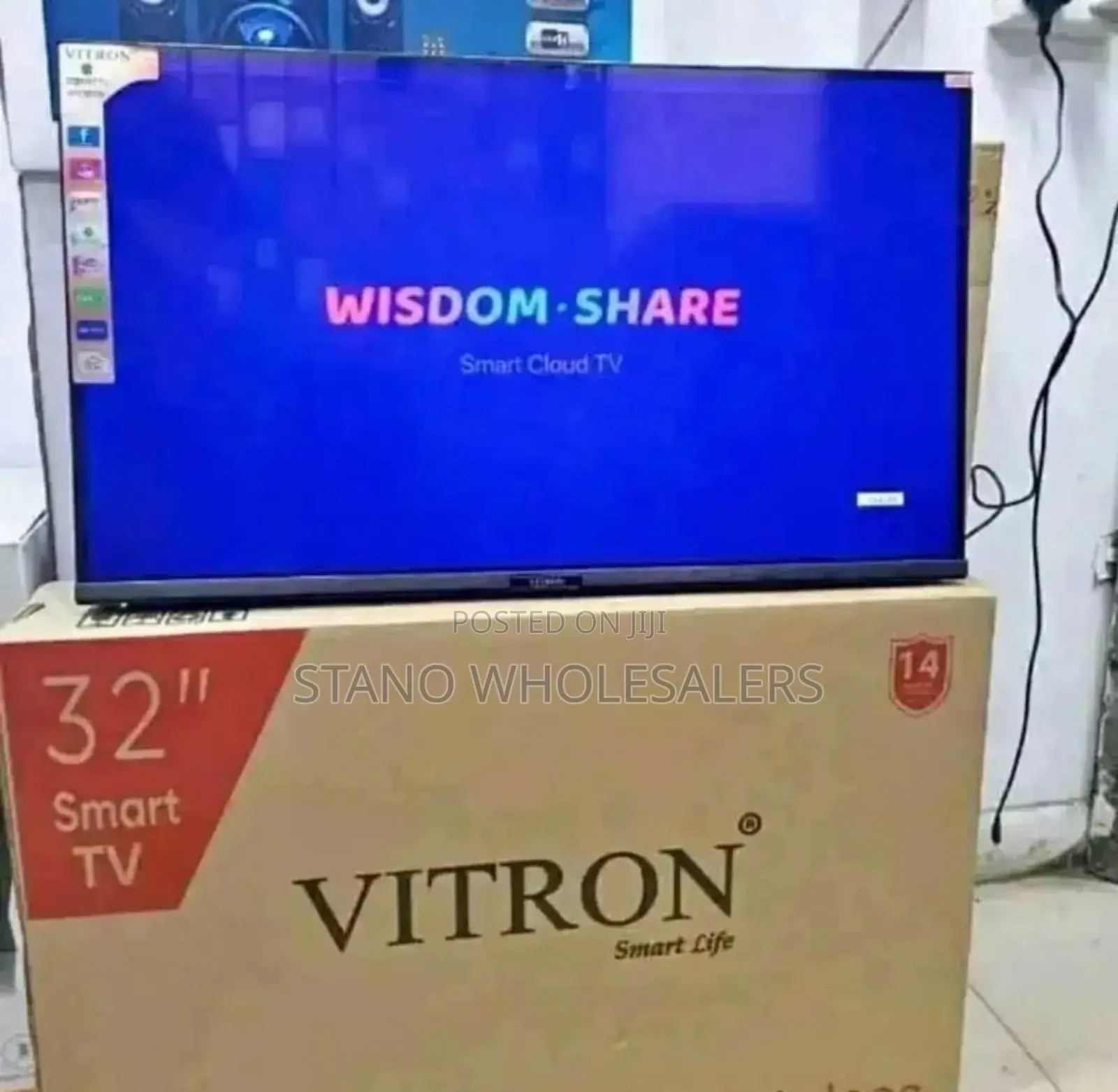 Pay on Delivery -Vitron 32 Inch Smart Tv