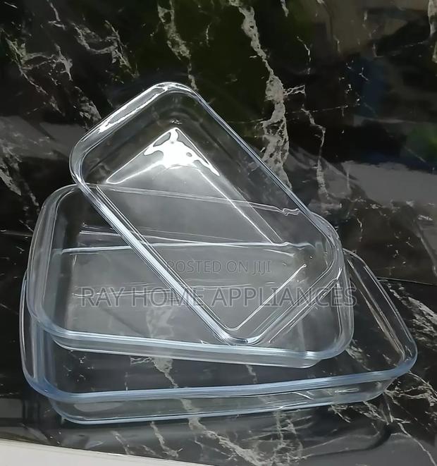 3pcs Baking Microwaveable Glass Casserole Tins
Capacity 1l,1.6l 2.2l