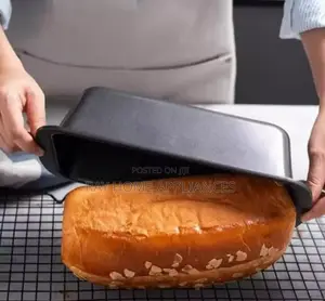 400gm Bread Baking Tin Material: Non-Stick Colour; Black