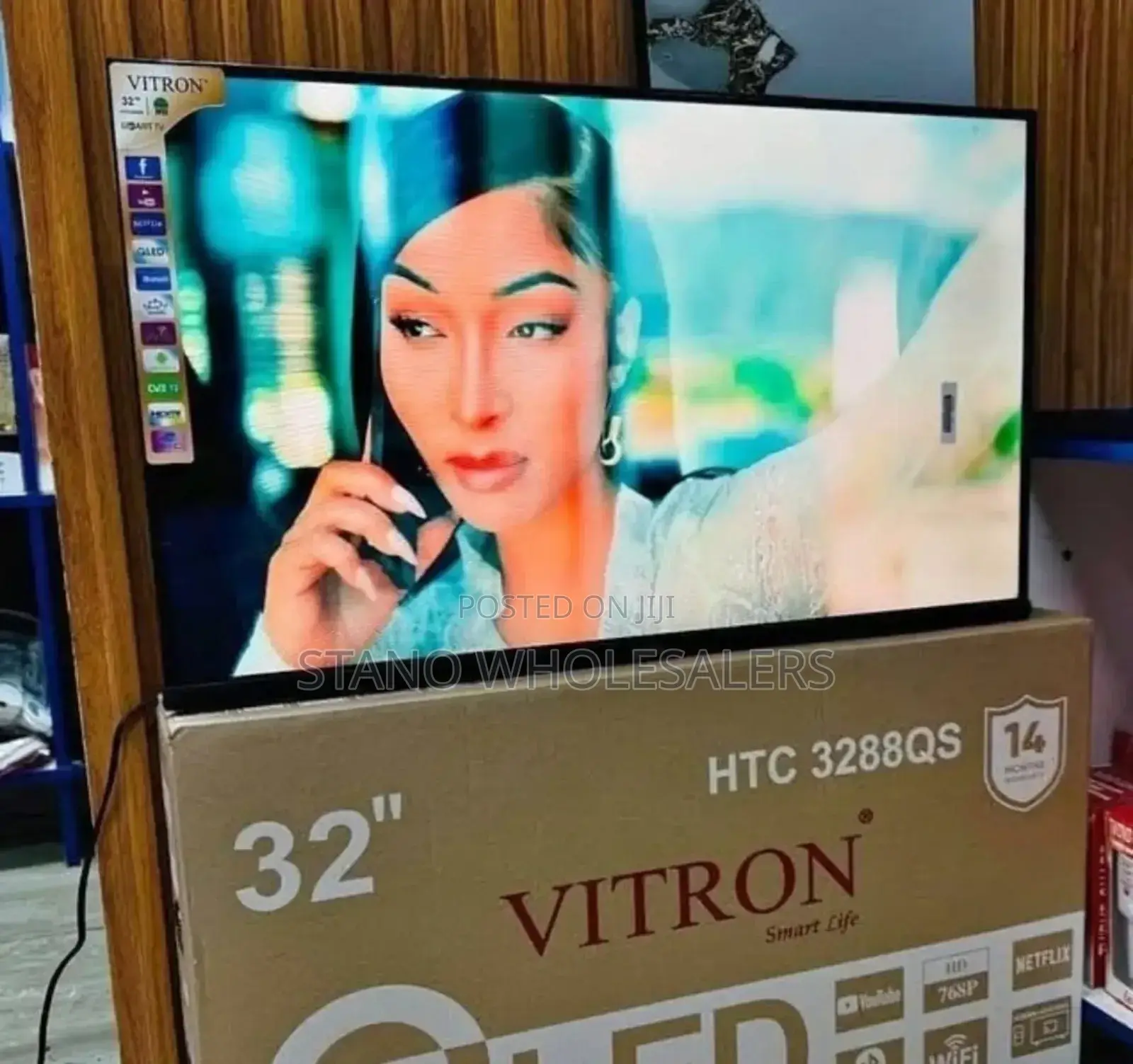 14 Months Warranty Vitron Qled 32 Inch Smart Tv