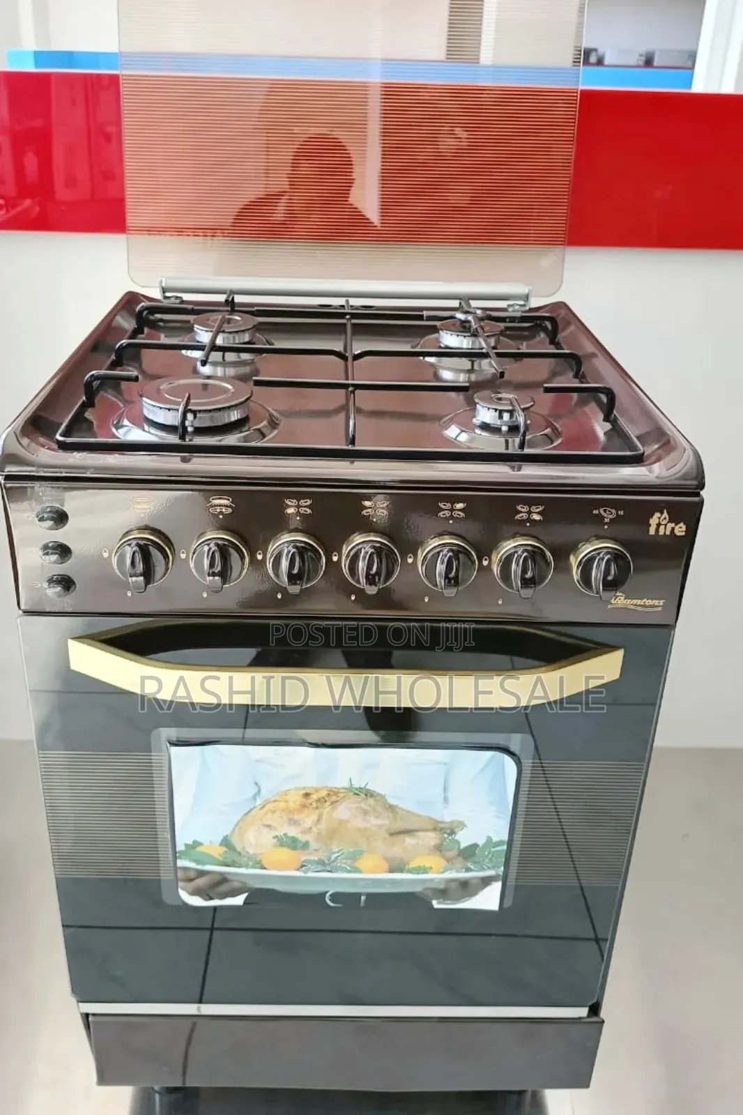 Ramtons Cooker Gas Oven 4 Burner