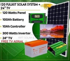 24" Led Digital Tv Package - 120w Solar Panel - 100ah Battery Kit - thumbnail 2