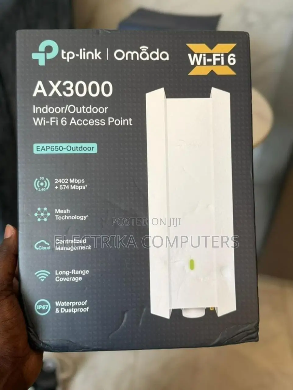 Tp‐Link Eap650‐Outdoor Ax3000 Wi‐Fi 6 Access Point