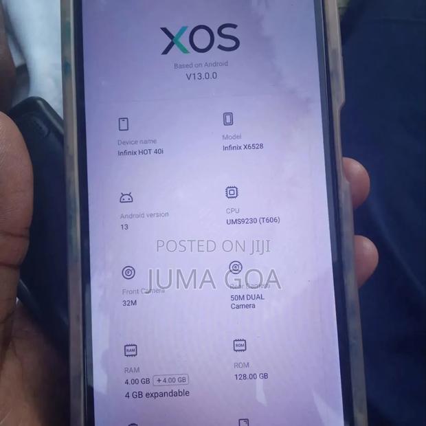 Infinix Hot 40i 128 GB Purple - main view