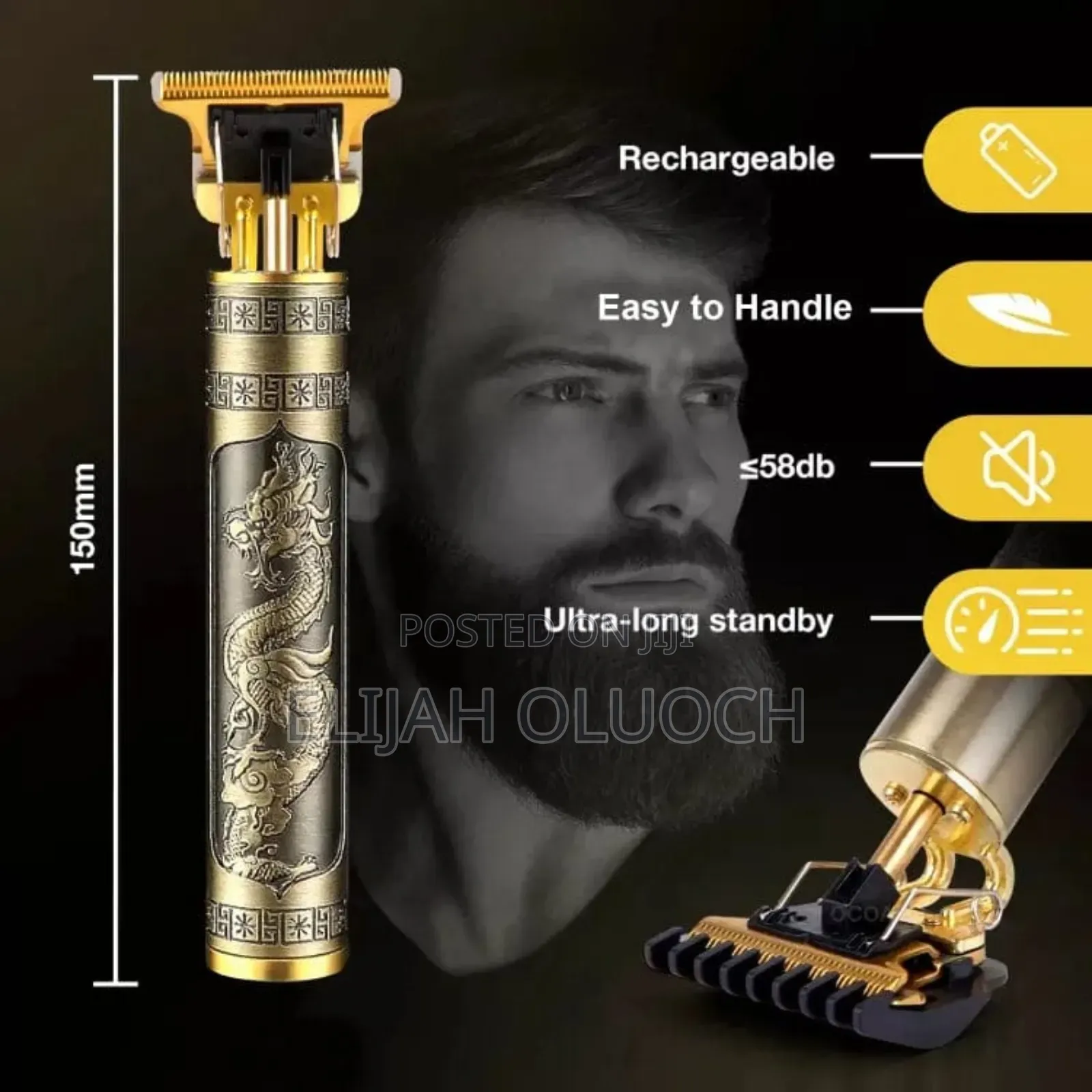 Rechargable Vintage T9 Professional Trimmer Shaver