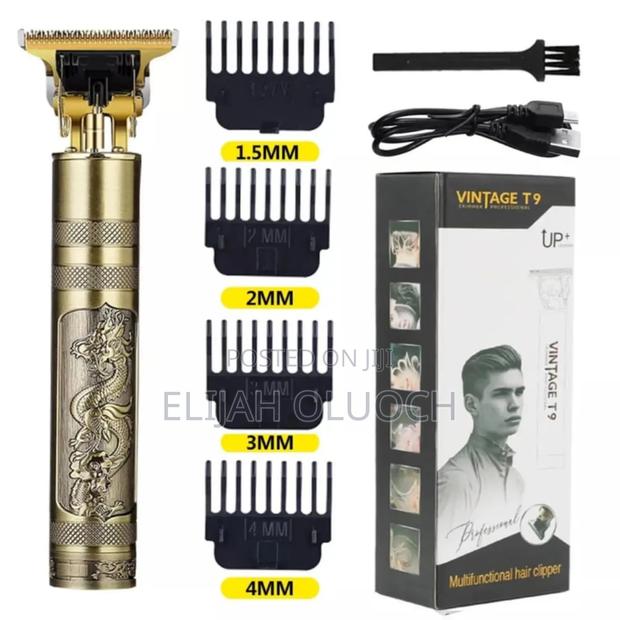 Rechargable Vintage T9 Professional Trimmer Shaver - thumbnail 6