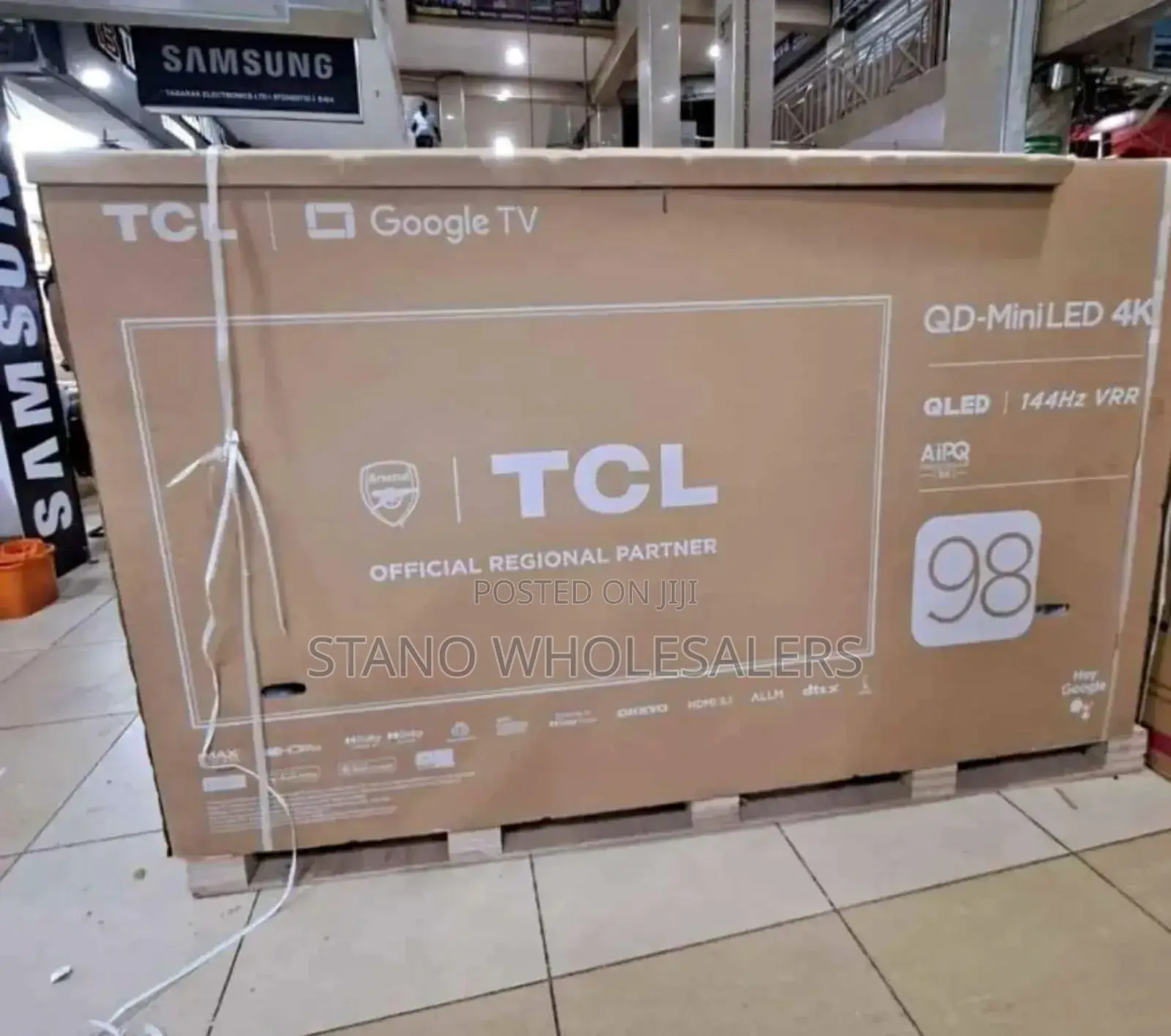 Youtube Netflix TCL 98 Inches C6k Qled Television