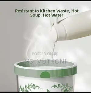 50pcs Set Thickened Aerial Kitchen Garbage Bags With Drawstrings