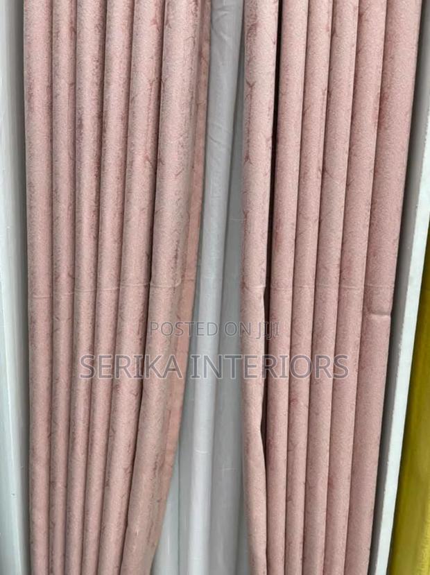 Light Pink Curtains Curtains Environmental Friendly Approved