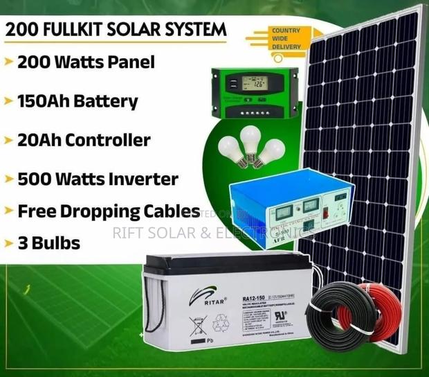 200 Watts Rift Solar Home Special Package