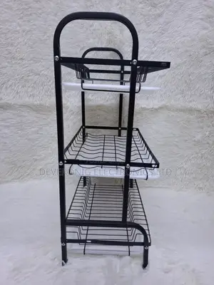 3 Tier High Quality Carbon Steel Dish Rack 
Heavy Gauge Steel at 2999