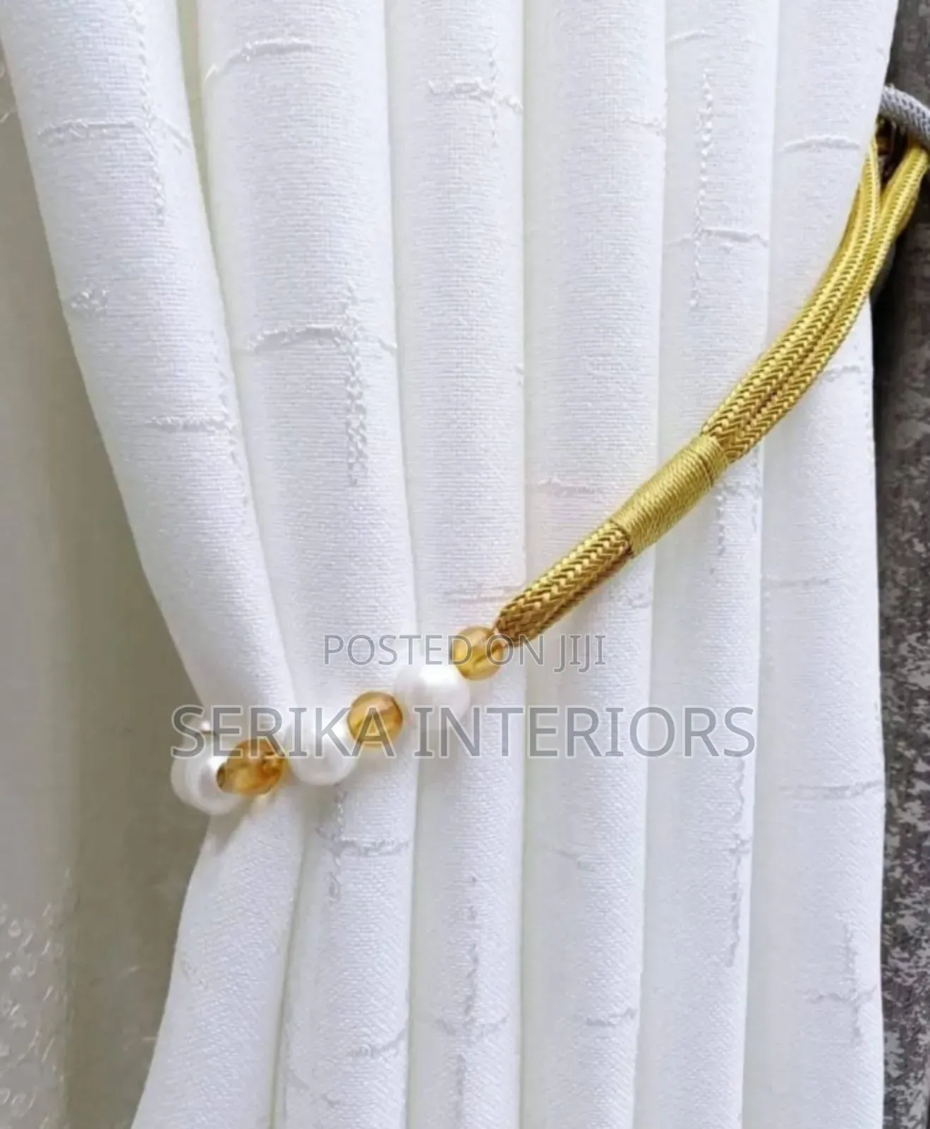 White Curtains Living Room Window Curtains Environmental Friendly