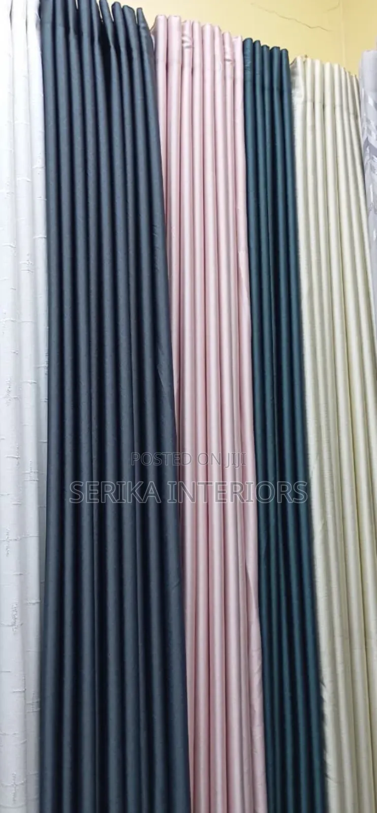 Block Out Curtains Double Layer Curtains Environmental Friendly