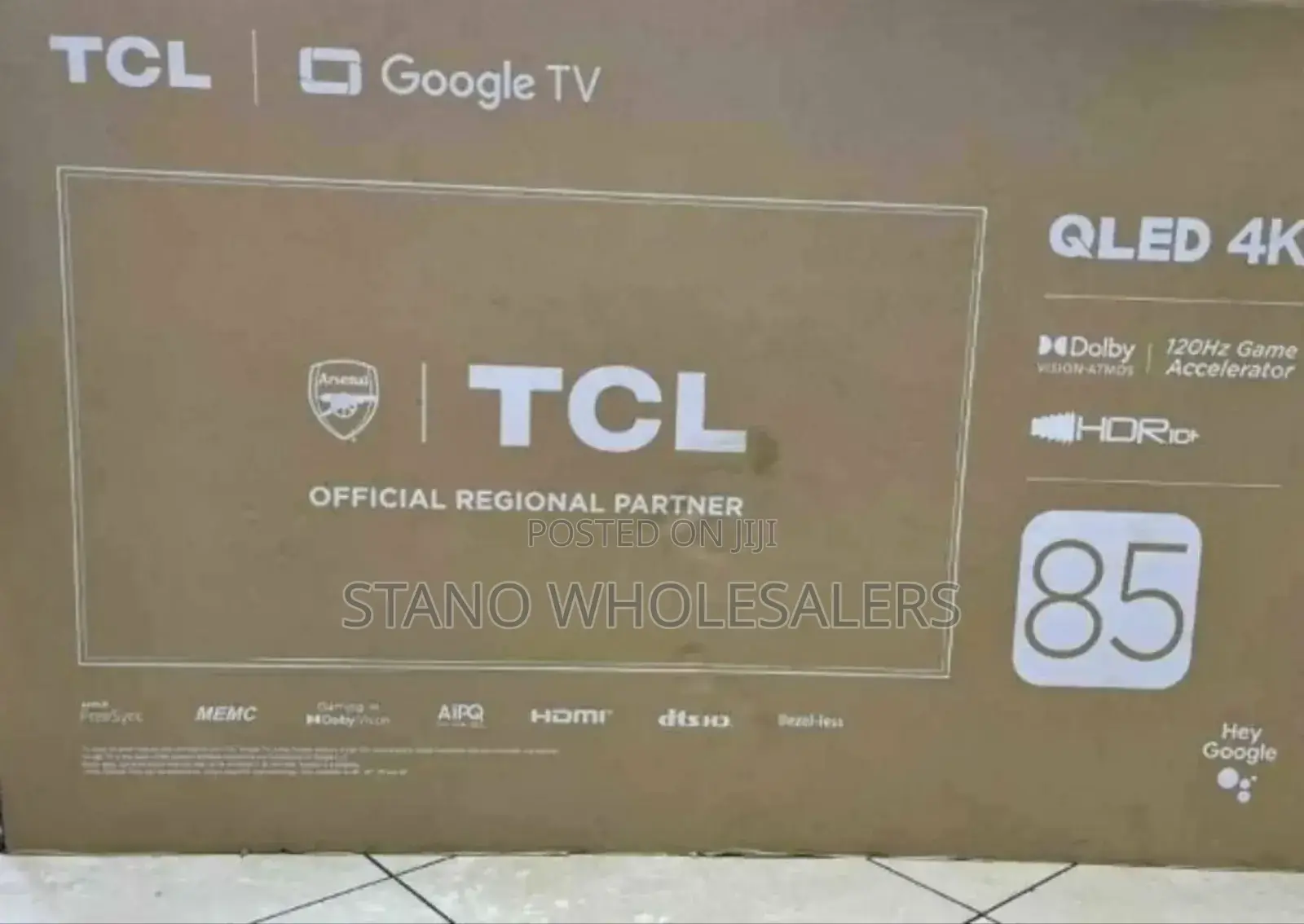Wifi Enabled TCL 85 Inches C6 K Qled Television