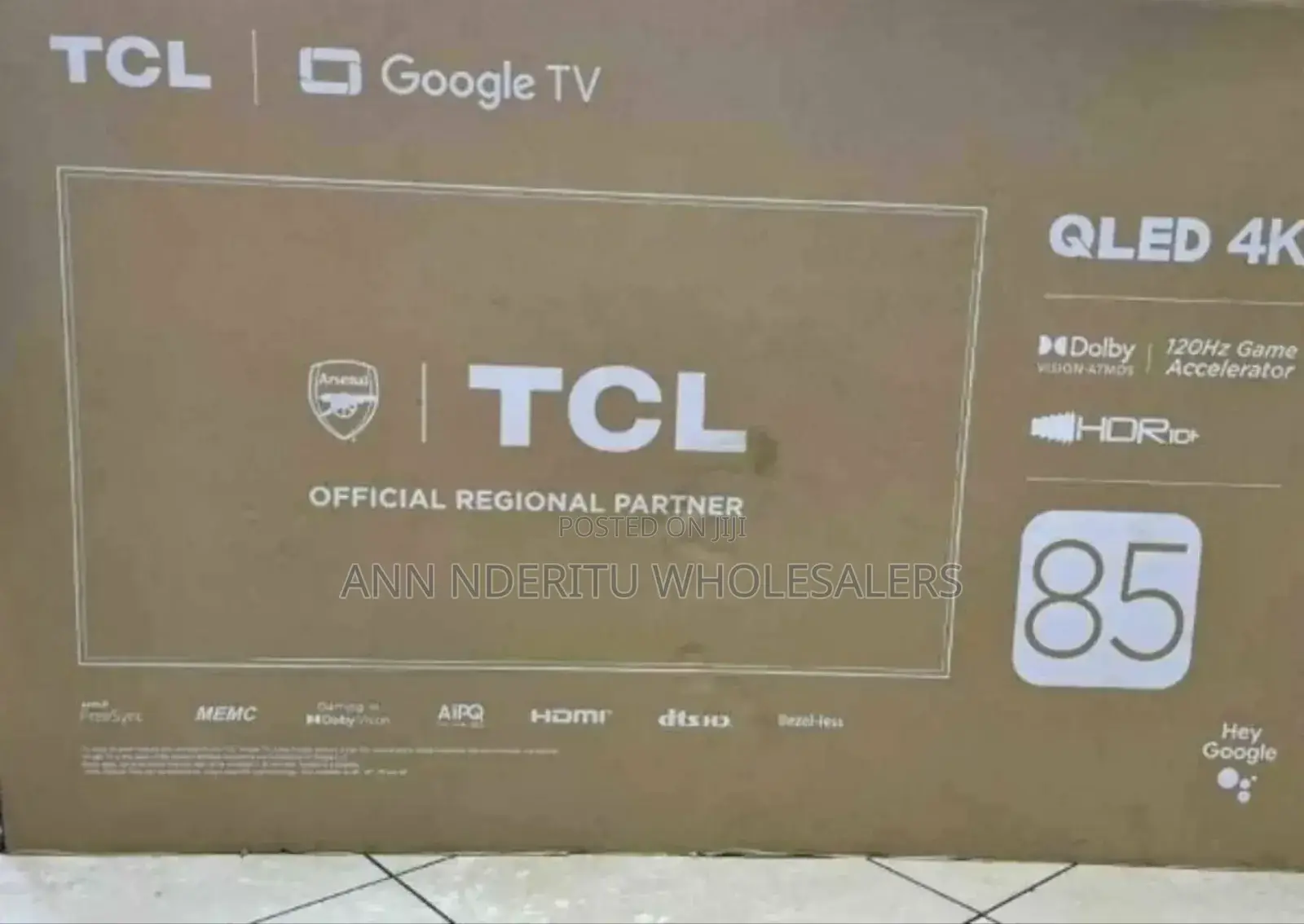 Wifi Enabled TCL 85 Inches C6 K Qled Television