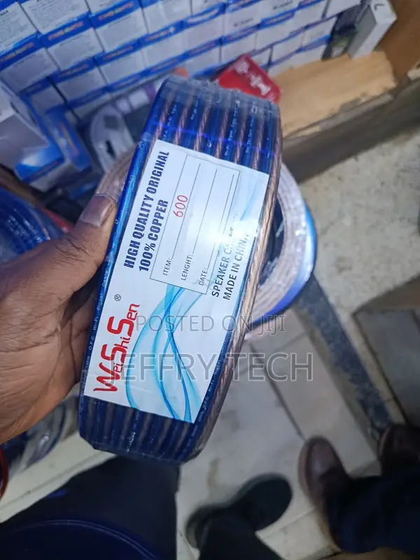 Roll of Weishi Sen (Wss) 600 Gauge Speaker Cable.