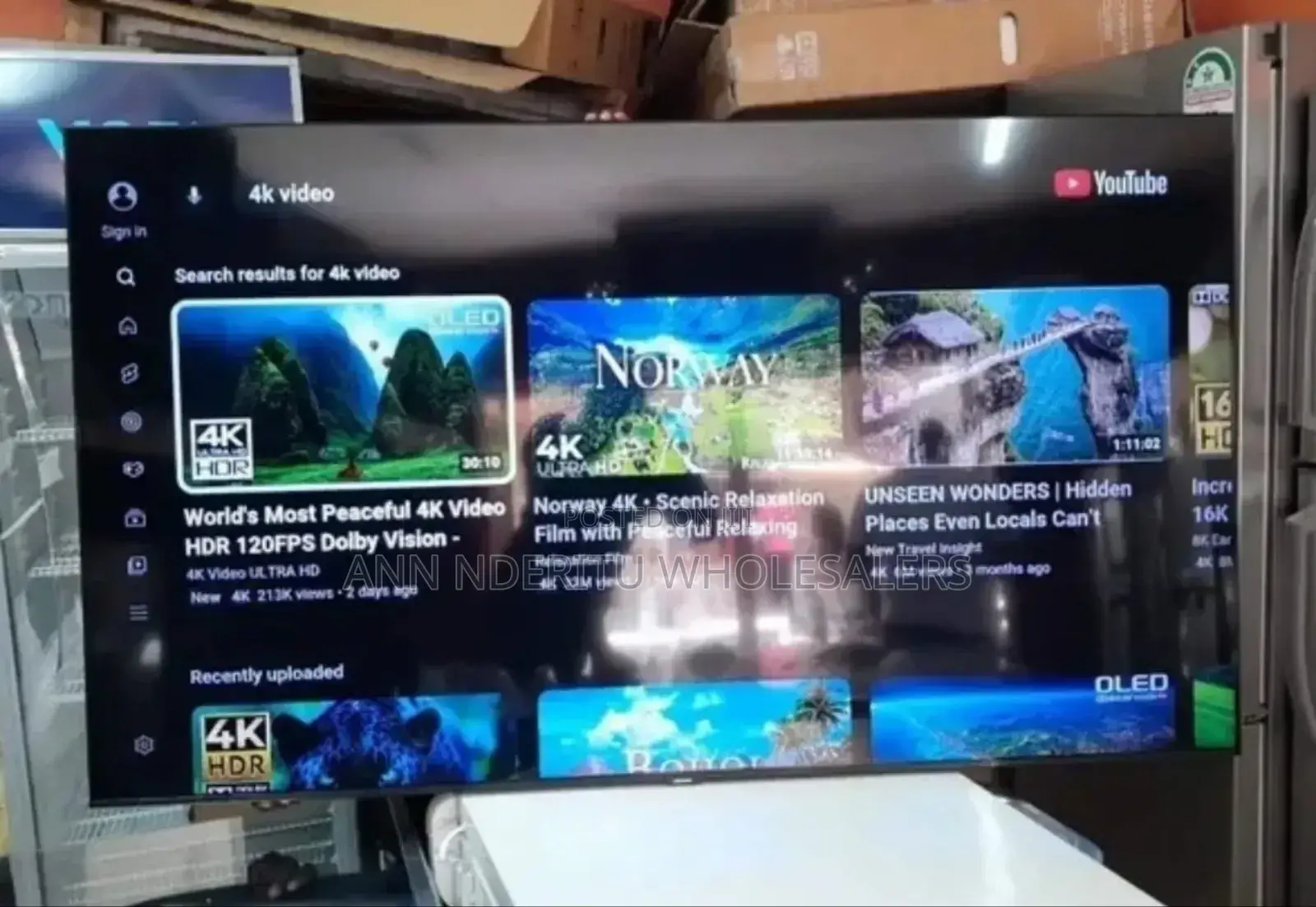 Youtube Netflix TCL 55 Inch Android Tv