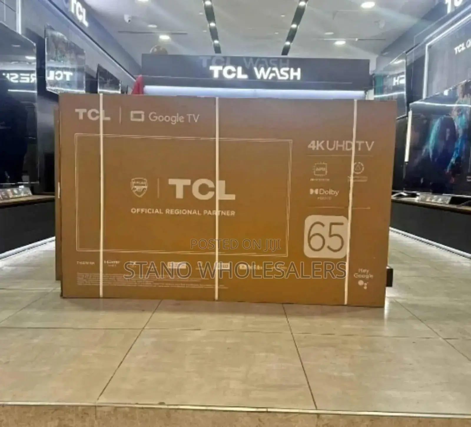 Bluetooth Enabled Frameless TCL 65 Inch Qled Tv