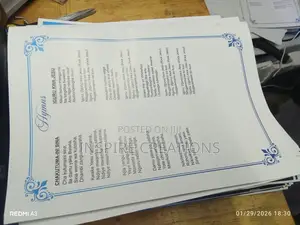 A4 Euologies Printing