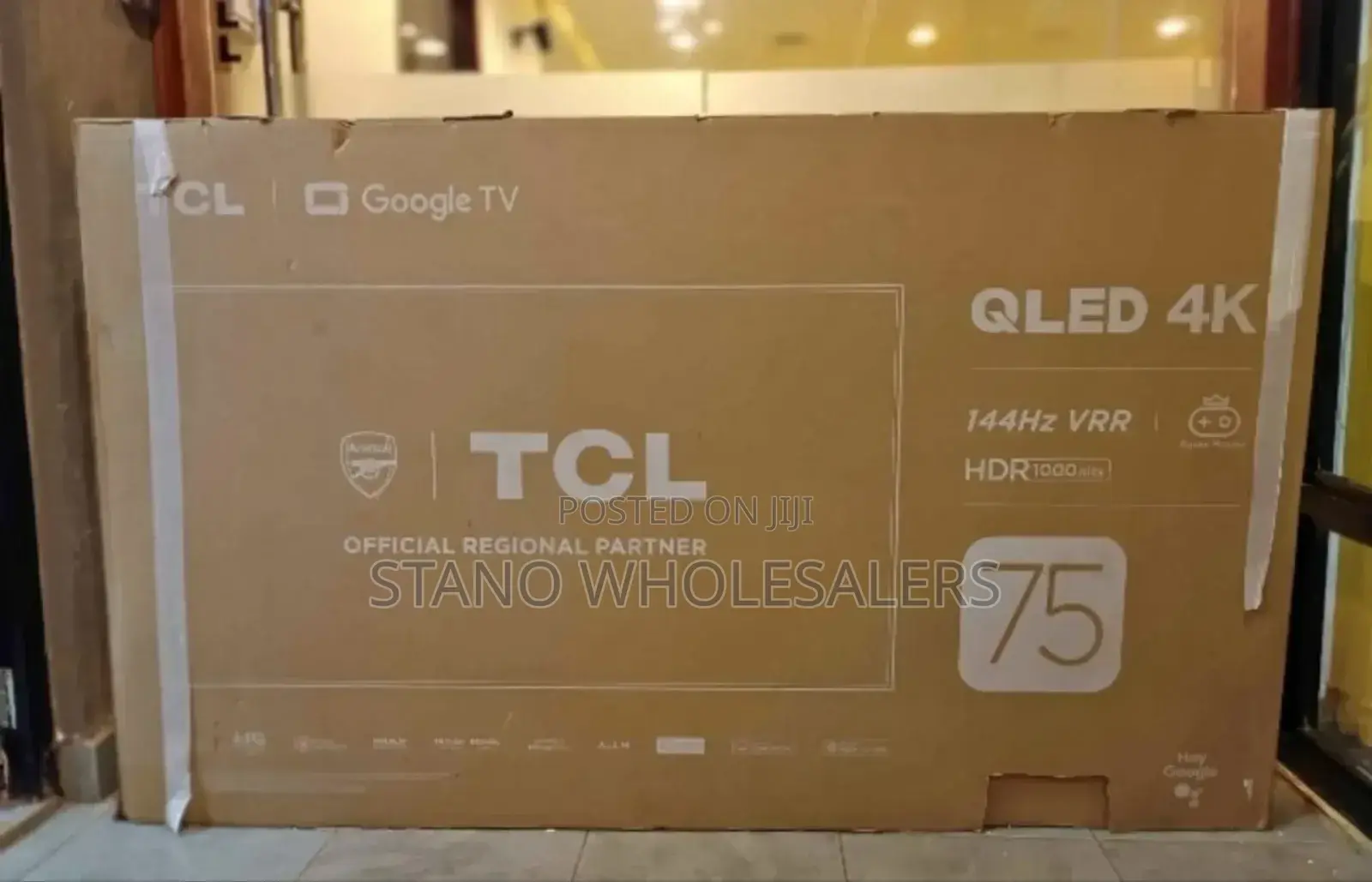 Frameless TCL 75 Inch Qled Tv