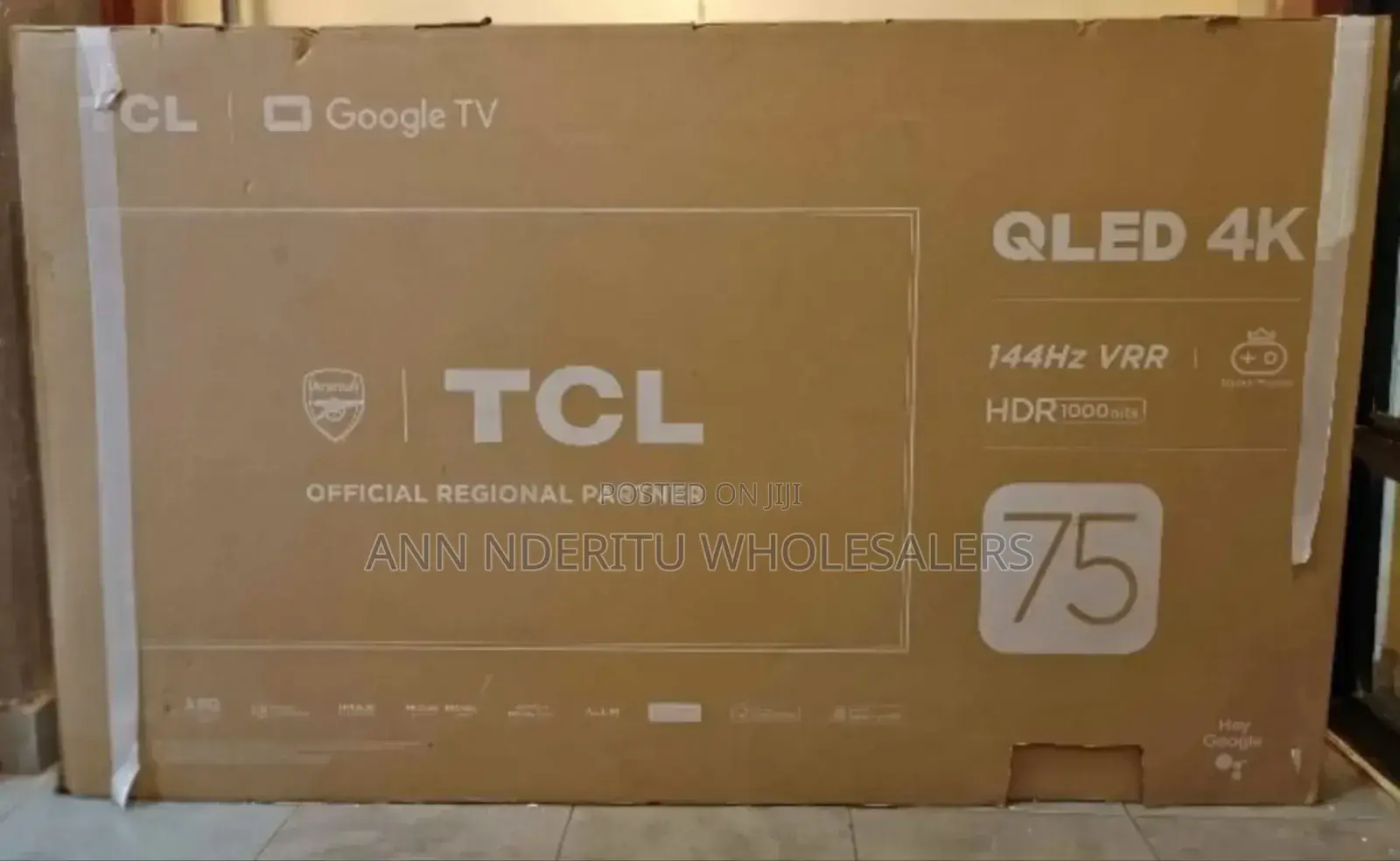 Bluetooth Enabled TCL 75 Inch Qled Tv